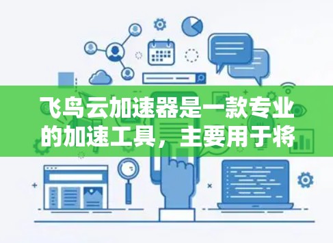 飞鸟云加速器是一款专业的加速工具，主要用于将文件或网页快速加载到目标服务器上，从而提升下载速度。以下是对飞鸟云加速器的体验评测
