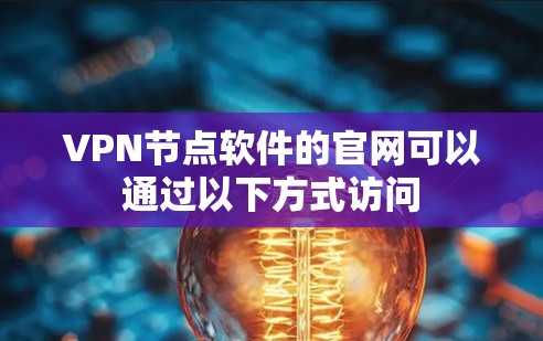 VPN节点软件的官网可以通过以下方式访问